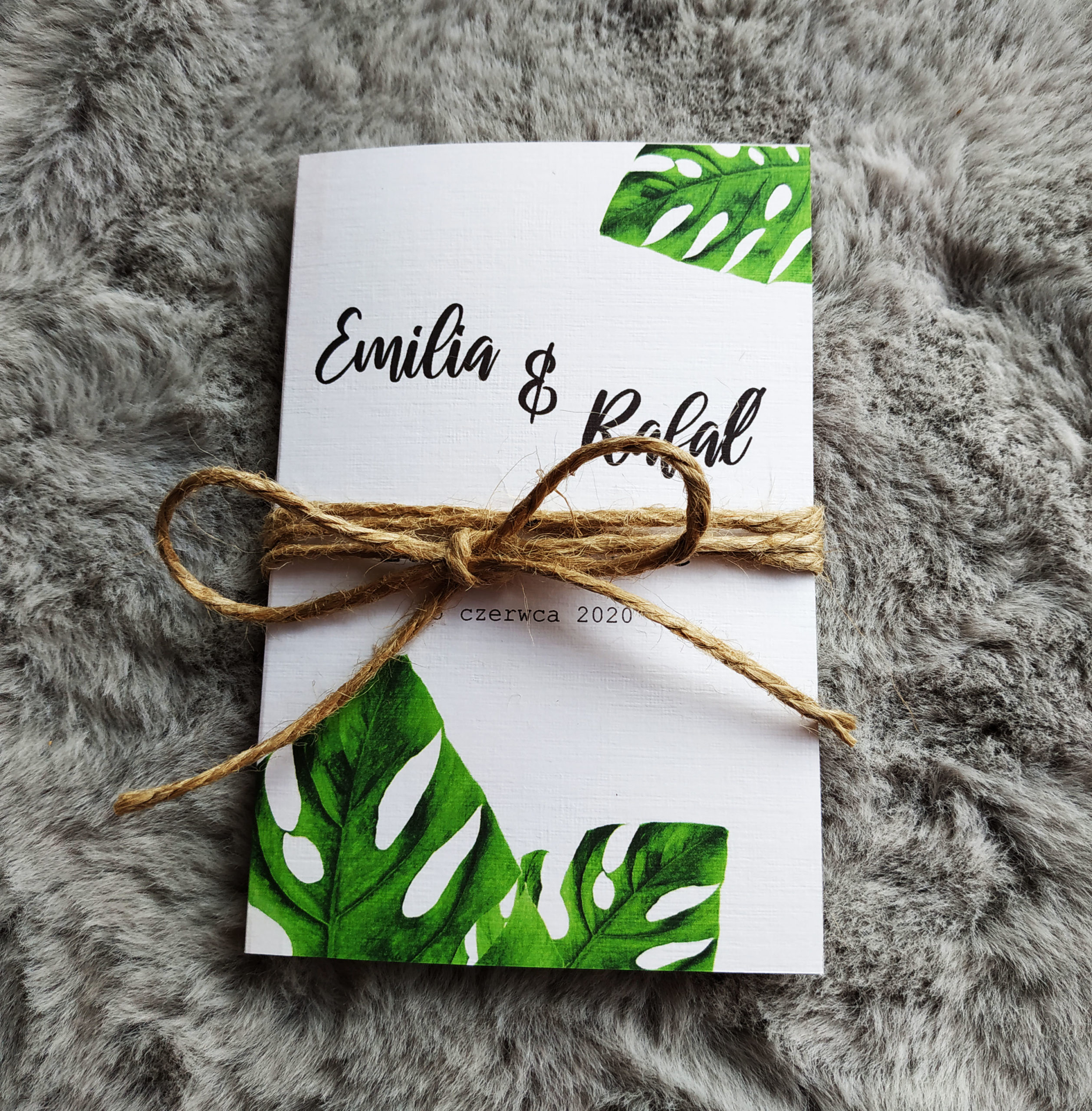 Zaproszenie Tropikalne Nº3