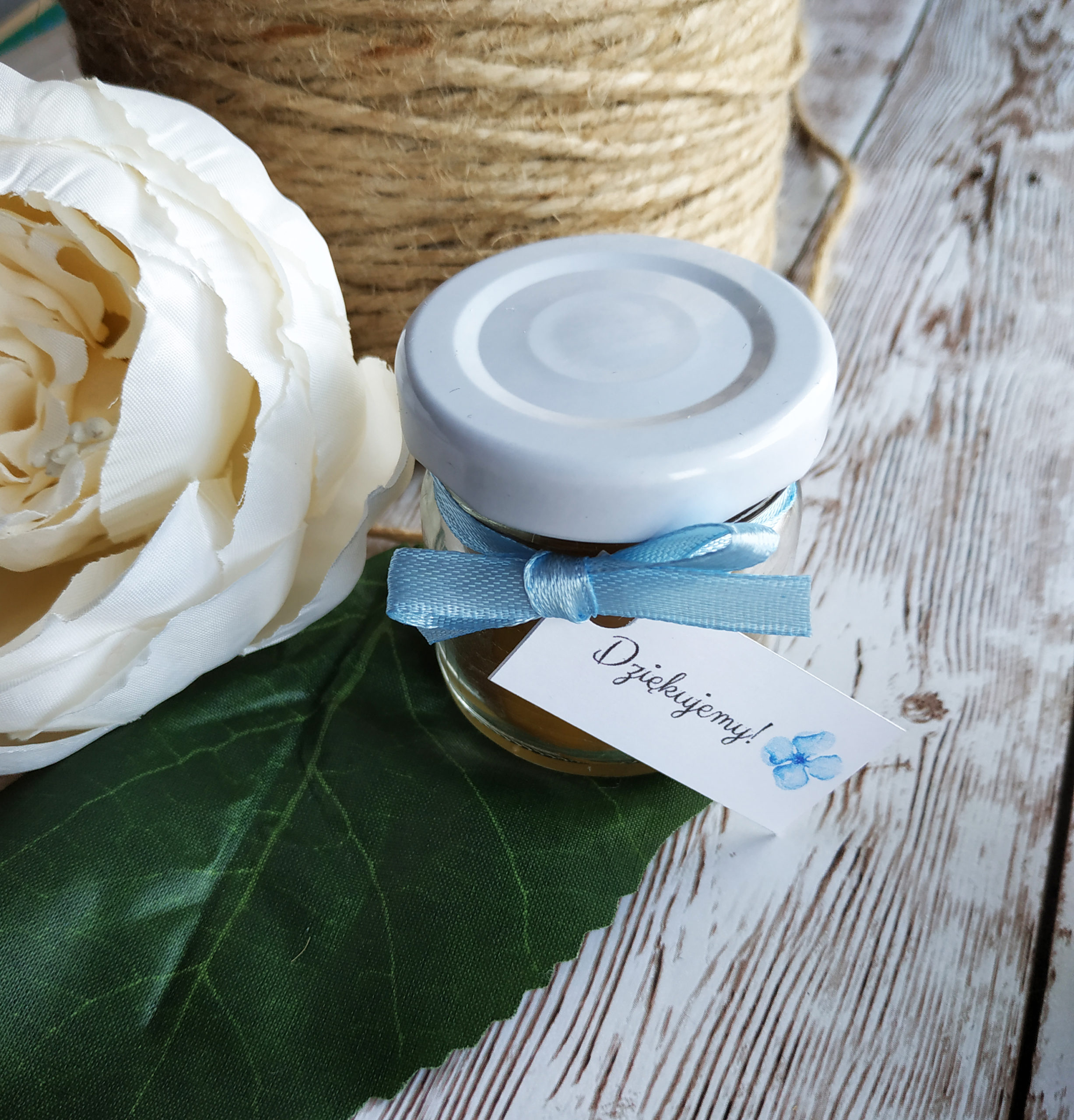 Mini świeczka w słoiczku