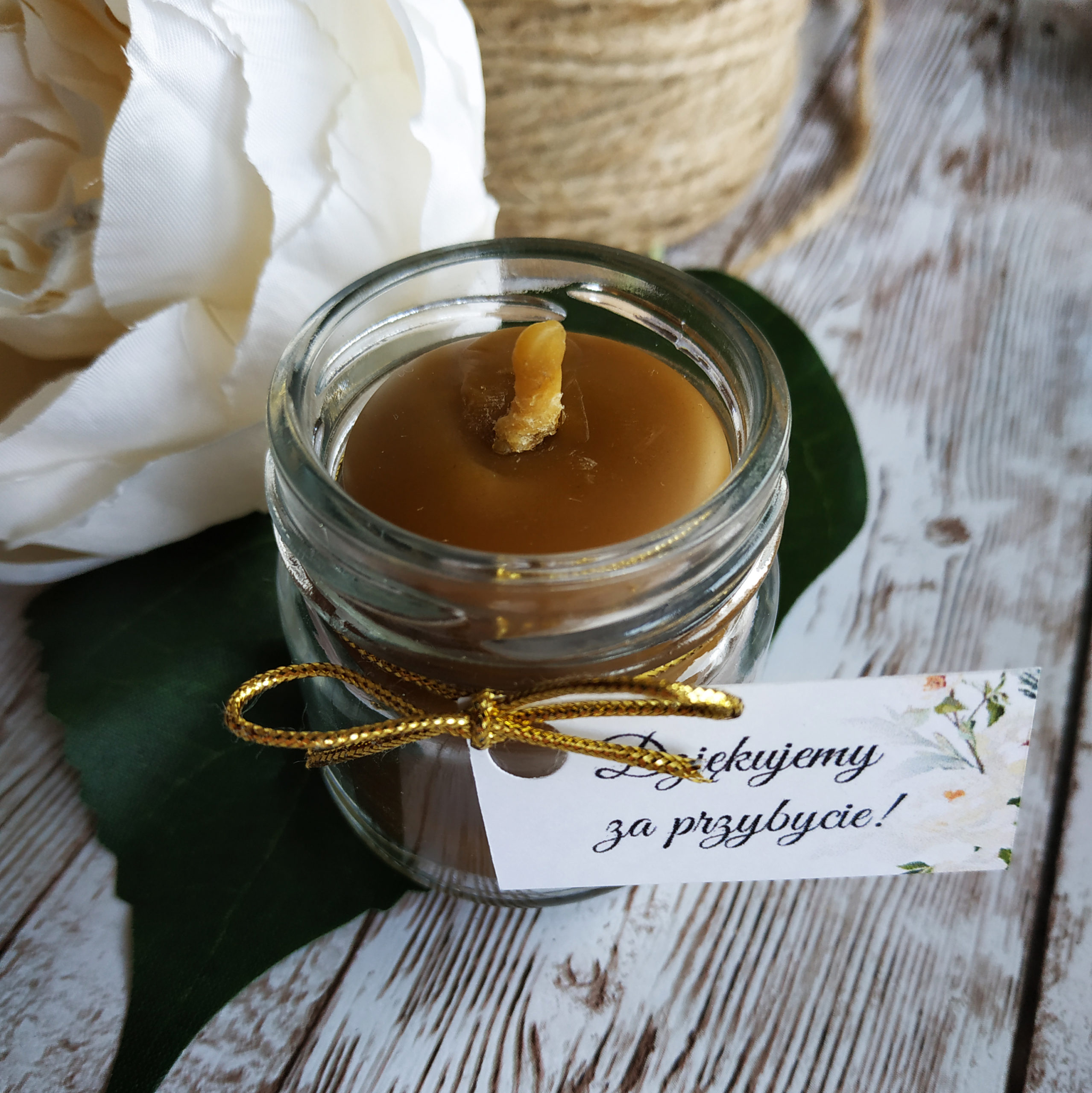 Mini świeczka w słoiczku