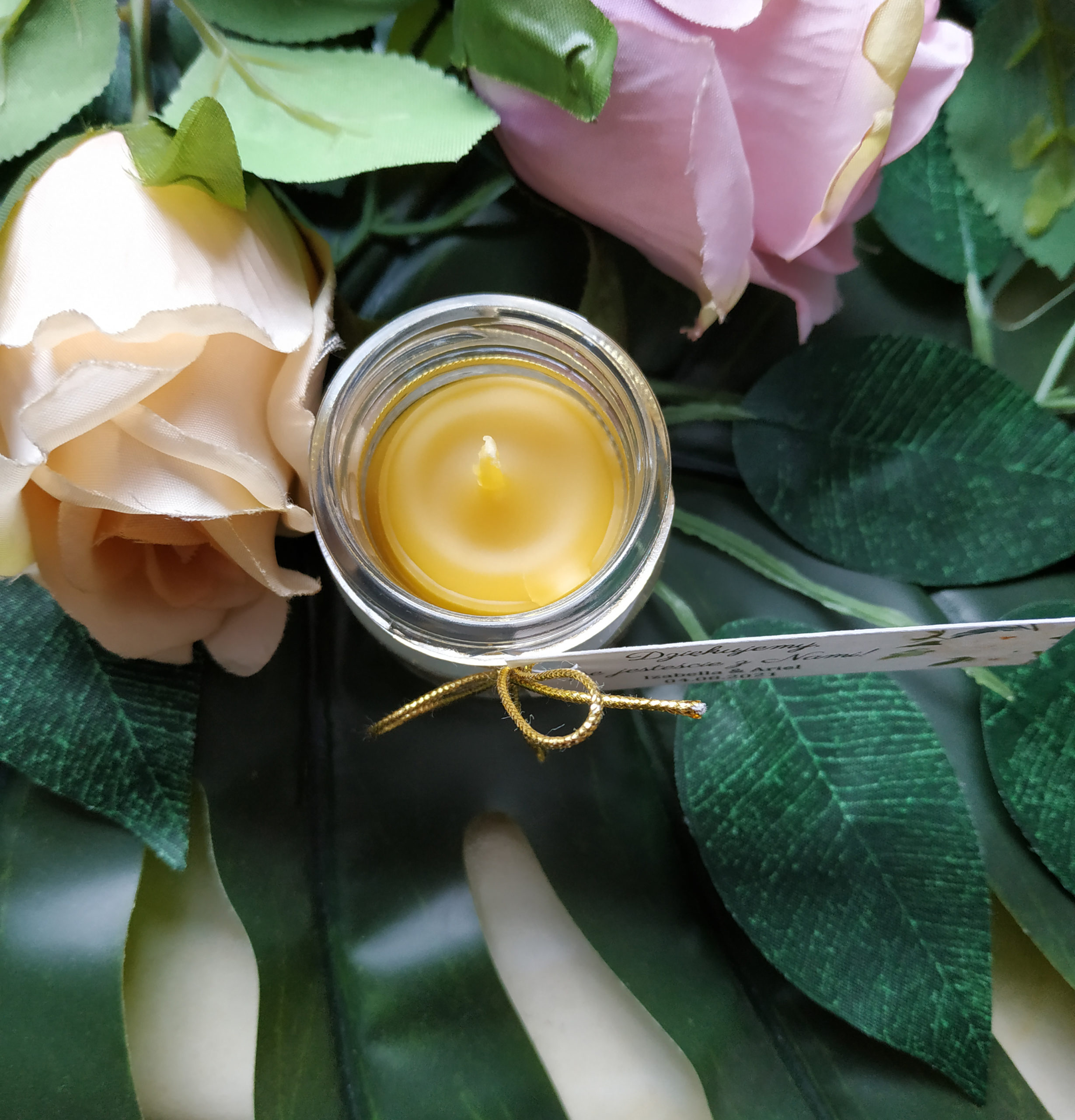 Mini świeczka w słoiczku