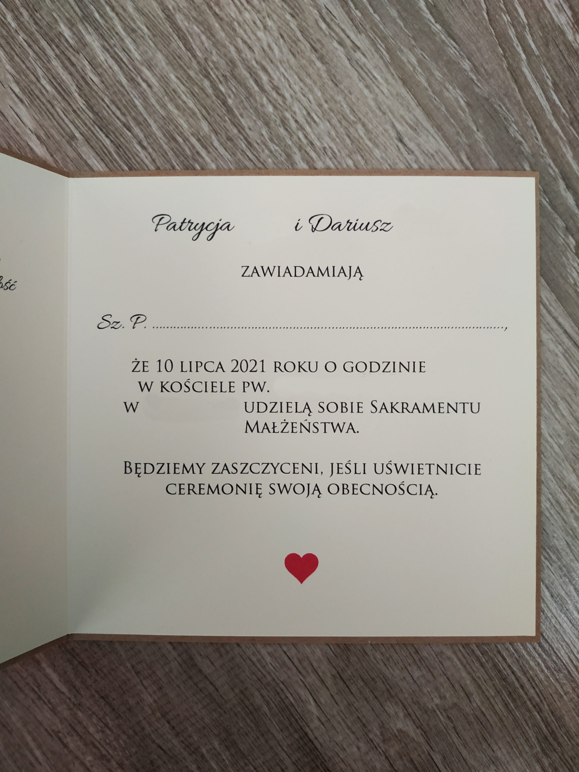 Zaproszenie Mapa Polski