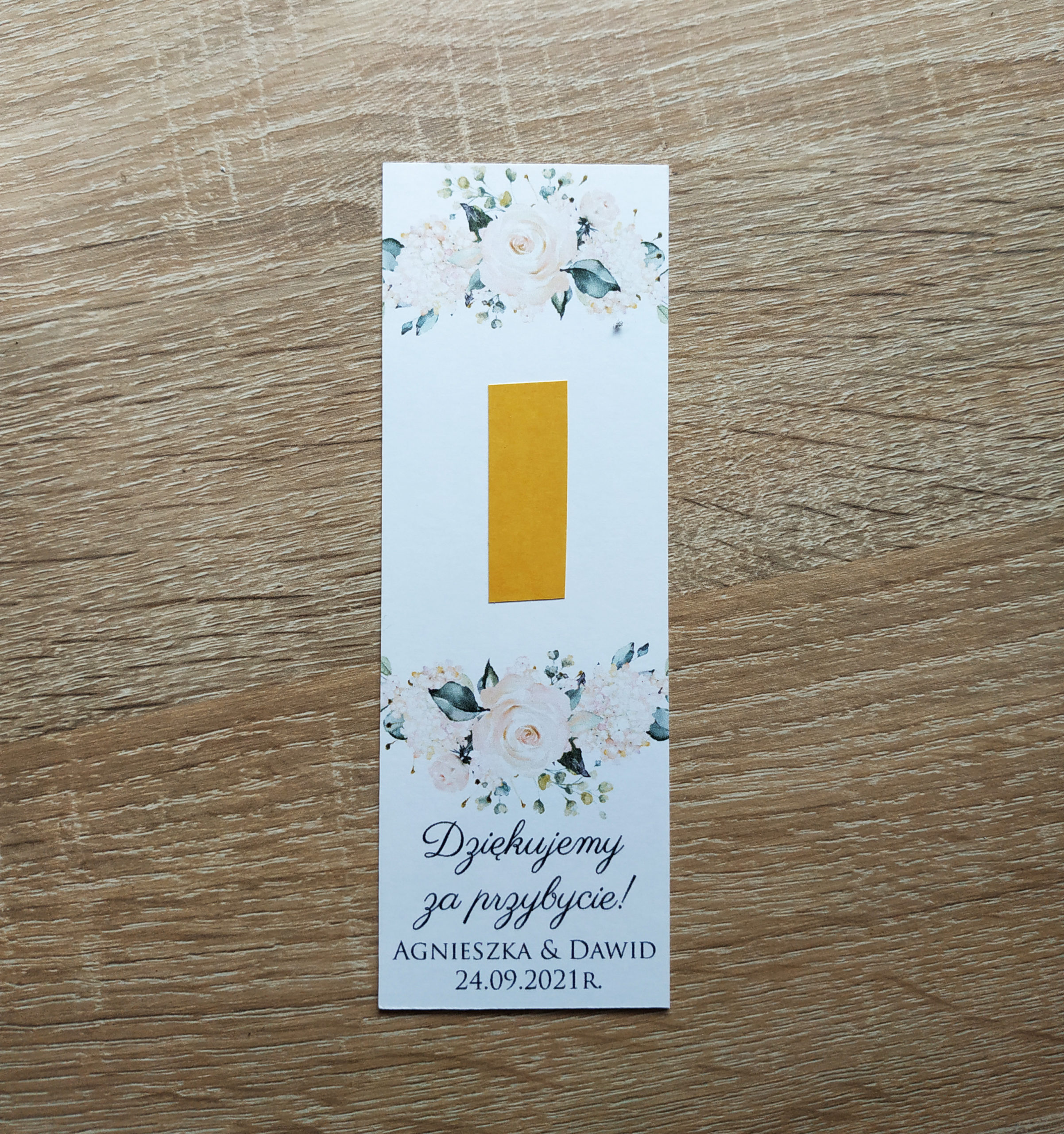 Podziękowanie Merci - różne wzory