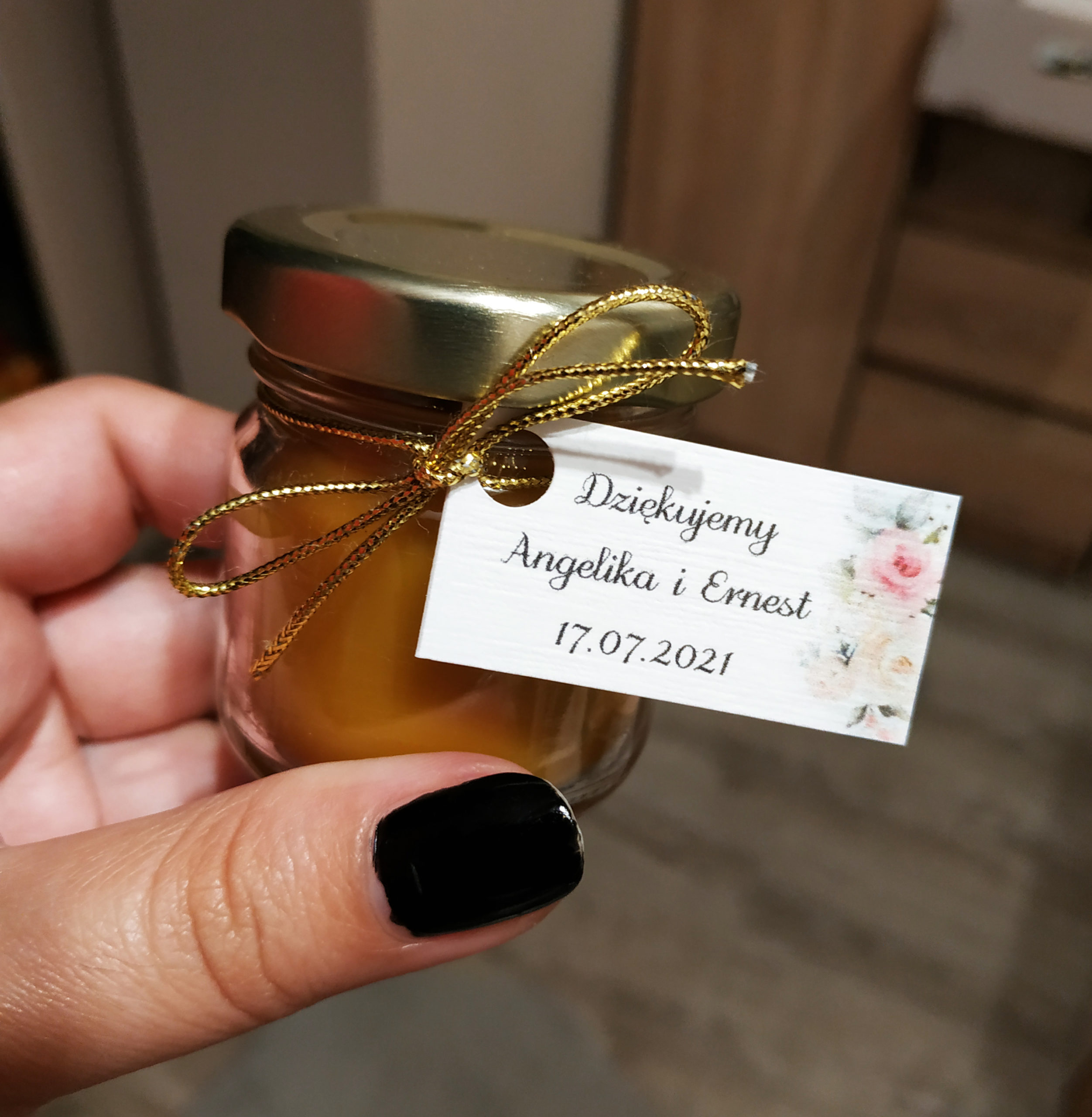 Mini świeczka w słoiczku